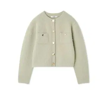 SNIDEL 폭스 혼 니트 자켓