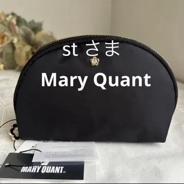 새상품 마리콴트 리틀 데이지 비쥬 라운드 파우치 (블랙)