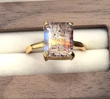 레피도크로사이트 인 쿼츠 슈퍼 세븐 반지