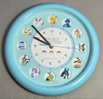 포켓몬 벽걸이 시계 월 클락 초침 소리 저음 타입