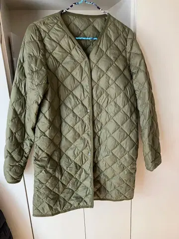 벨메종 센슈카이 퀼팅 코트 M 사이즈 카키