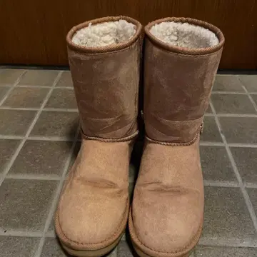 vans 베이지 숏부츠