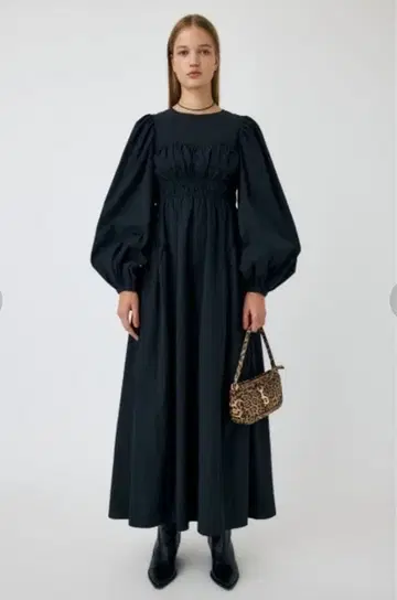 moussy BUSTIER GATHER LONG 드레스 롱 원피스