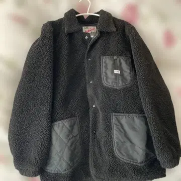Lee 블랙 플리스 자켓 M 사이즈