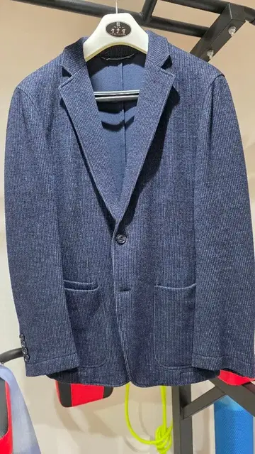 BOSS 테일러드 자켓 다크 블루