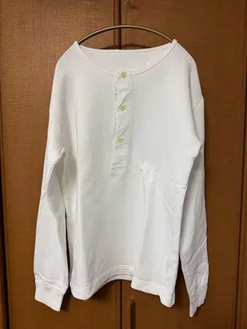 마가렛호웰 화이트 긴팔 버튼 트레이닝복