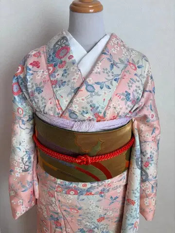 기모노 화려한 코몬 오비 장식 천 선물