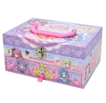 프리큐어 수납 박스 거울 포함