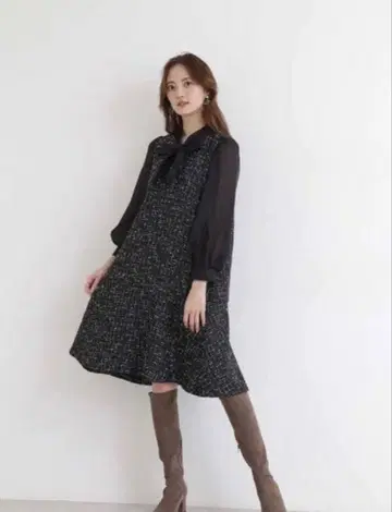 질 바이 질 스튜어트 원피스 레이어드 미니 원피스