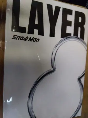 익명 배송 SnowMan 1st POPUP Photo Book LAYER