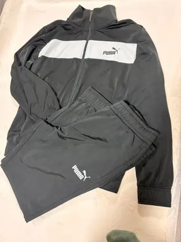 PUMA 저지 상하의 세트 M 사이즈 블랙/화이트