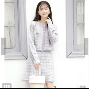 WILL SELECTION 트위드 니트 셋업