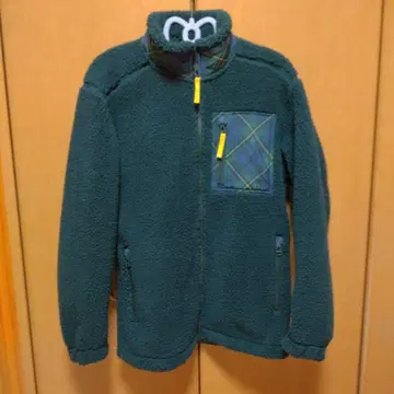 UNIQLO 다크 그린 플리스 자켓 M