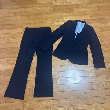 유메텐보 네이비 스트라이프 수트 셋업