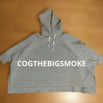 COGTHEBIGSMOKE 후드 부착 그레이 후드티
