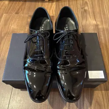 트리트 드레싱 신랑 에나멜 신발 26cm