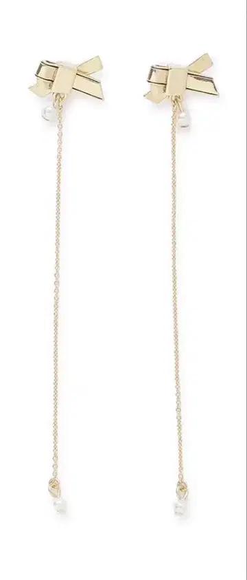 [ 미사용 새상품 ] FRAY I.D 리본 디테일 귀걸이