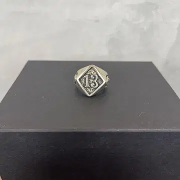 [레어] 서양 문화권 기피 숫자 [악마의 숫자] '13' 실버 반지