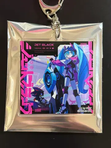 소닉 레이싱 하츠네 미쿠 자켓 키링 제트 블랙