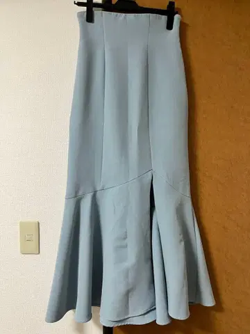 라이트 블루 플레어 스커트 사이즈 2