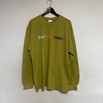 thisisneverthat 롱 슬리브 T셔츠 XL 사이즈