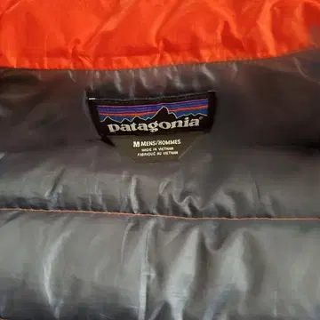 파타고니아 다운 베스트 남성용 m 오렌지 정품