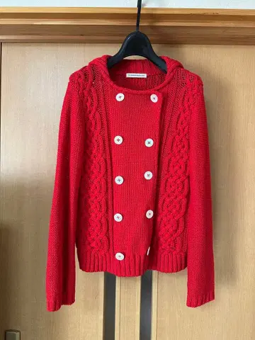 LA MARINE FRANCAISE 로우 게이지 가디건