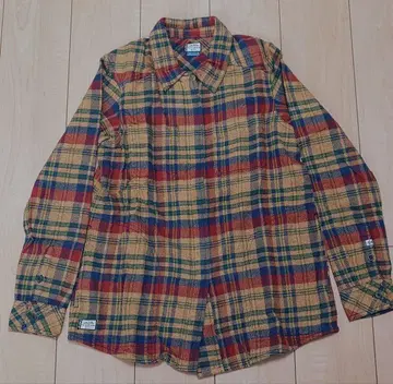 KAVU 지퍼 플란넬 셔츠 XS