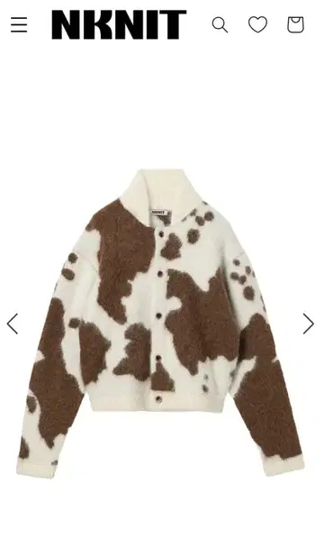 NKKNIT 모헤어 니트 블루종