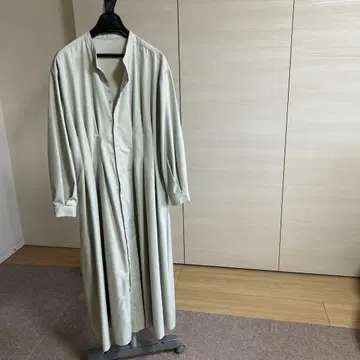 셔츠 원피스 긴팔 라이트 그레이