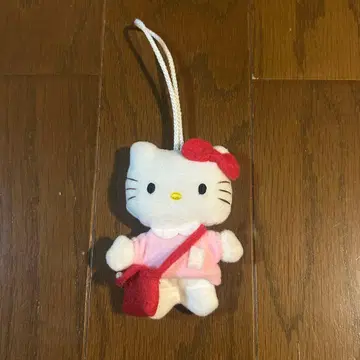 [초레어] 헬로키티 봉제 인형 키링 당시 물건