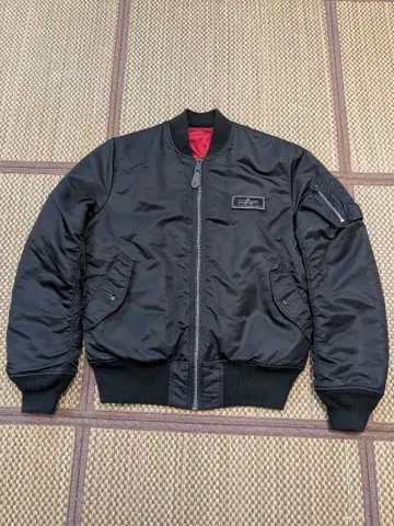 ALPHA MA-1 플라이트 자켓 블랙