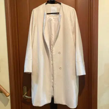 MERCURYDUO 화이트 롱 코트 F