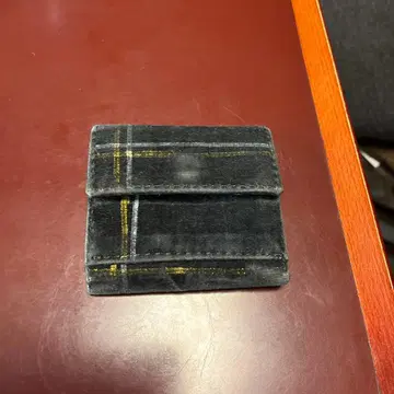 크리스토퍼 네메스 체크 무늬 코인 케이스