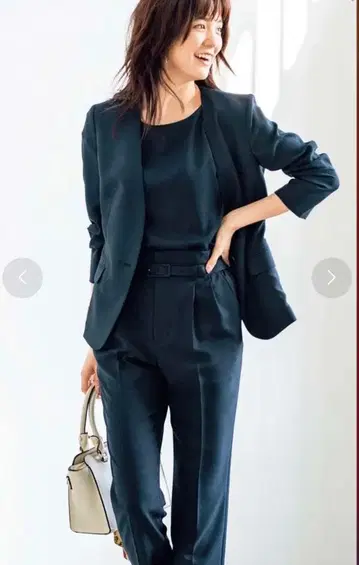 네이비 수트 셋업 여성용