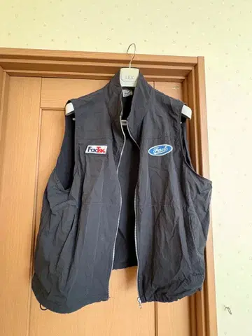 FedEx Ford 집업 베스트 그레이