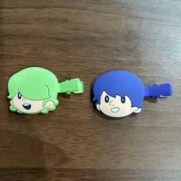 미세스 그린애플 헤어 클립 2개 세트 오모리 후지사와