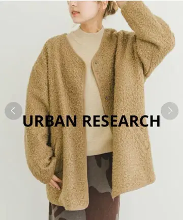 미착용 URBANRESEARCH ITEMS 보아 자켓 프리 사이즈