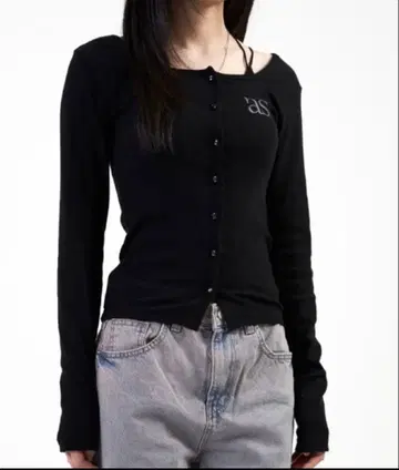 ason 가디건 블랙