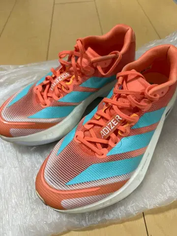 ADIZERO 러닝화 오렌지/블루