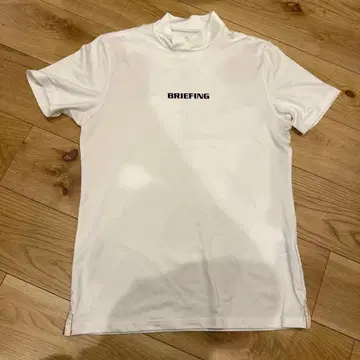BRIEFING 모크넥 셔츠 M 화이트