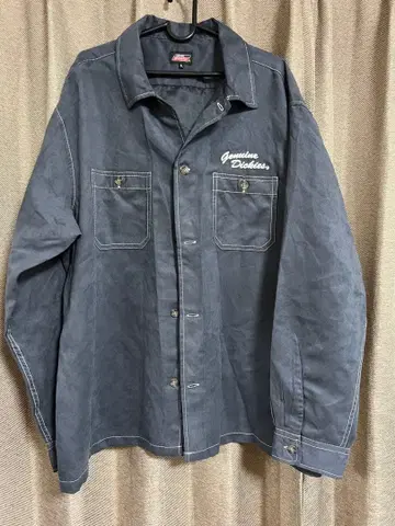 Dickies 긴팔 셔츠 3L 다크 그레이