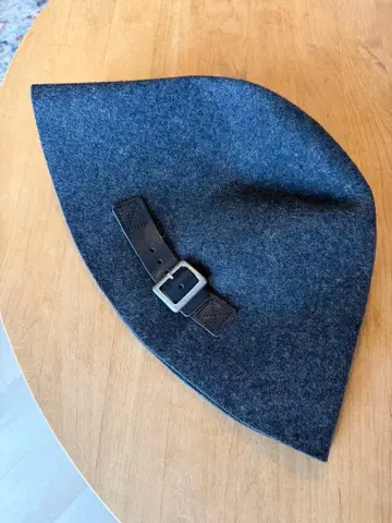 [ Hender Scheme ] felt belt hat/그레이
