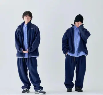 alound FLEECE SET UP + WIDE BOXSHIRTS