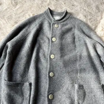 NATURAL LAUNDRY/램스울 가디건 롱 기장