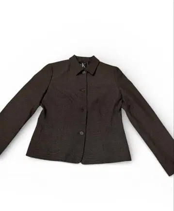 다크 브라운 테일러드 자켓 사이즈 6