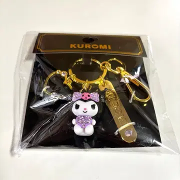 산리오 sanrio 쿠로미 스톤 부착 입체 키링