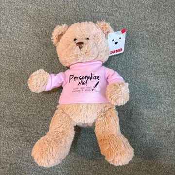 [ 미사용 새상품 ] GUND 퍼스널라이즈 가능 티셔츠 베어