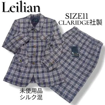 미사용 새상품 레리안 클래식사제 실크 혼방 트위드 포멀 셋업