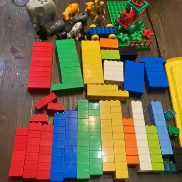 LEGO DUPLO 즐거운 동물원 세트 레고 듀플로 블록 다수
